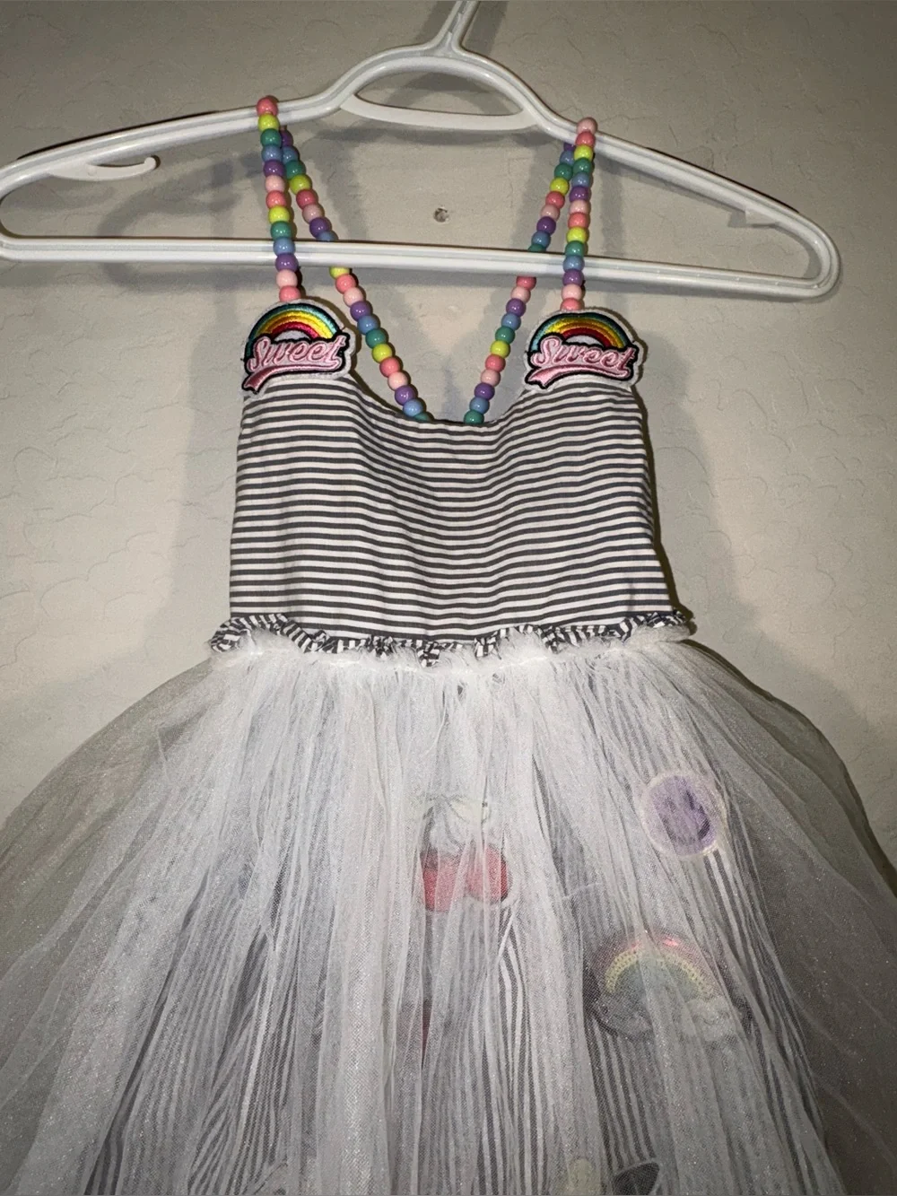 Lola + The Boys Sweet Candy Lovers Patch Dress 6 Years NWOT - Picture 3 of 9